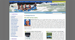 Desktop Screenshot of himalayanriverfun.com